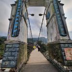 Jembatan gantung di Shifen.