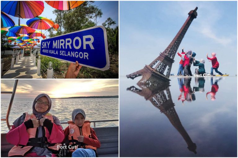 Trip 2H1M Bawa Keluarga Jejak Pantai Sky Mirror Di Kuala Selangor