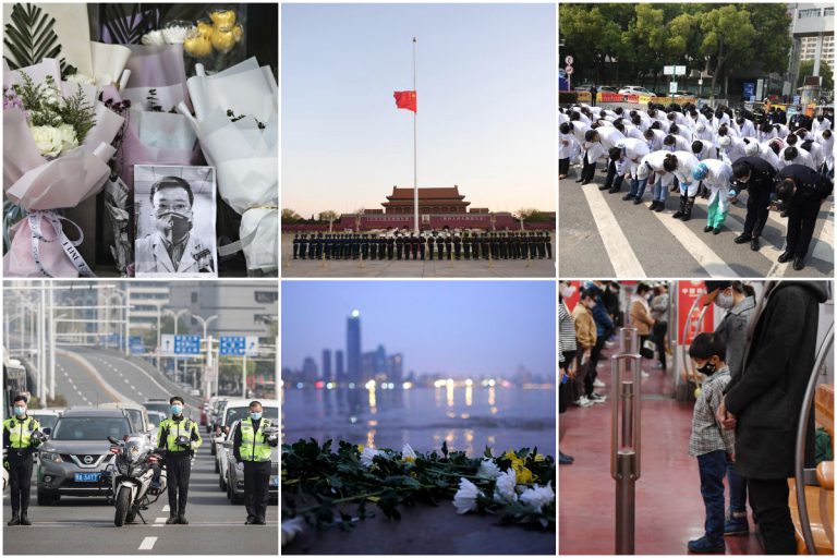 Foto Negara China Berkabung Untuk Mangsa Korban COVID-19, Undang Sebak
