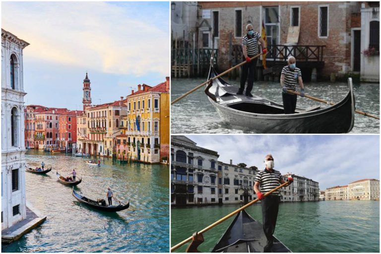 Aktiviti Gondola Venice Di Itali Kembali Beroperasi