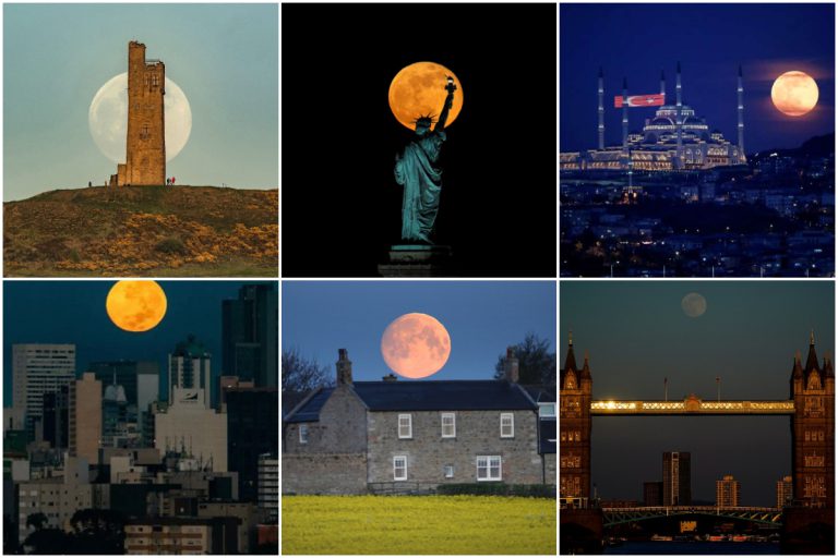 Foto ‘Supermoon’ Terakhir Tahun 2020 Satu Dunia Begitu Indah