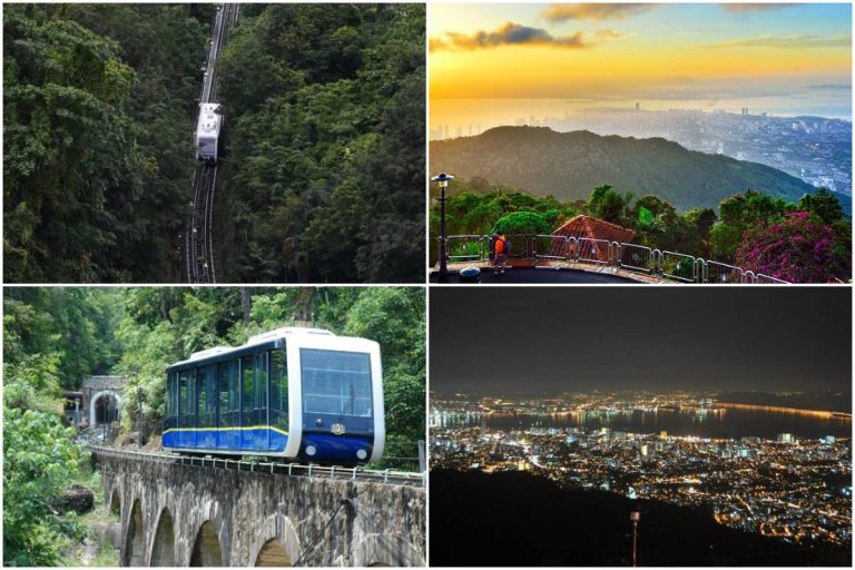 Pelancong Sudah Dibenarkan Guna Perkhidmatan Kereta Api Naik Bukit Bendera. Nak Mendaki Pun Boleh