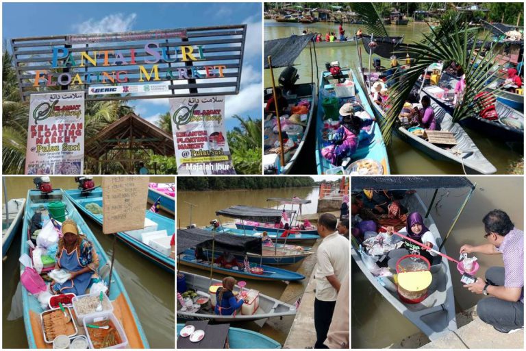 Pulau Suri Di Tumpat, Kelantan Ada Pasar Terapung ‘Rare’