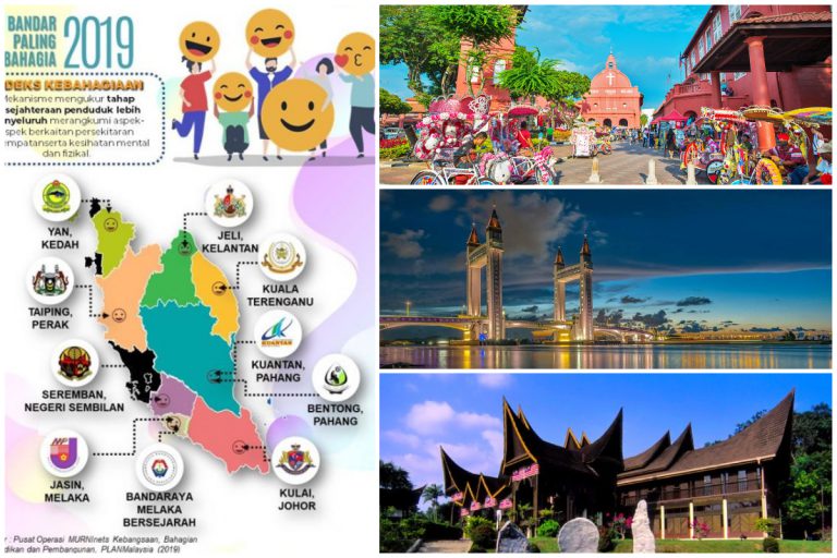 Melaka, Kuala Terengganu & Seremban Diiktiraf Bandar Paling Bahagia Di Malaysia