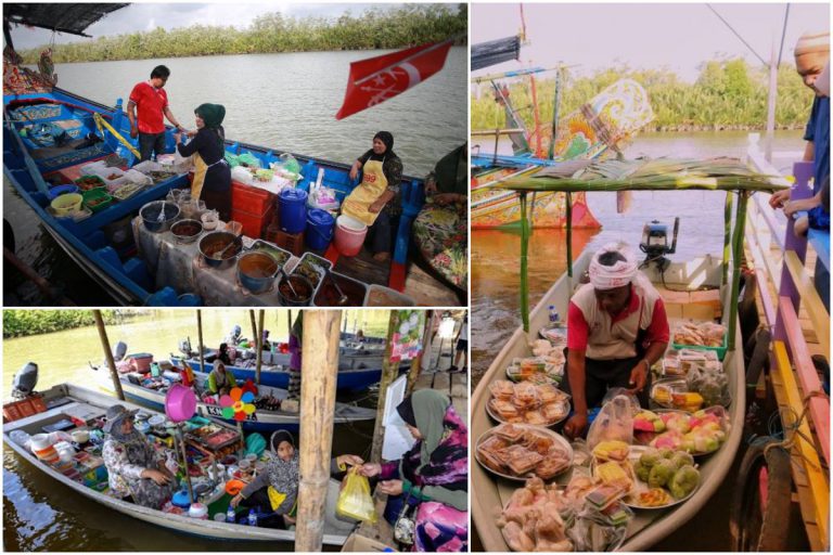 Pasar Tani Terapung Di Sungai Pengkalan Datu, Jadi Tarikan Pengunjung Ke Kota Bharu