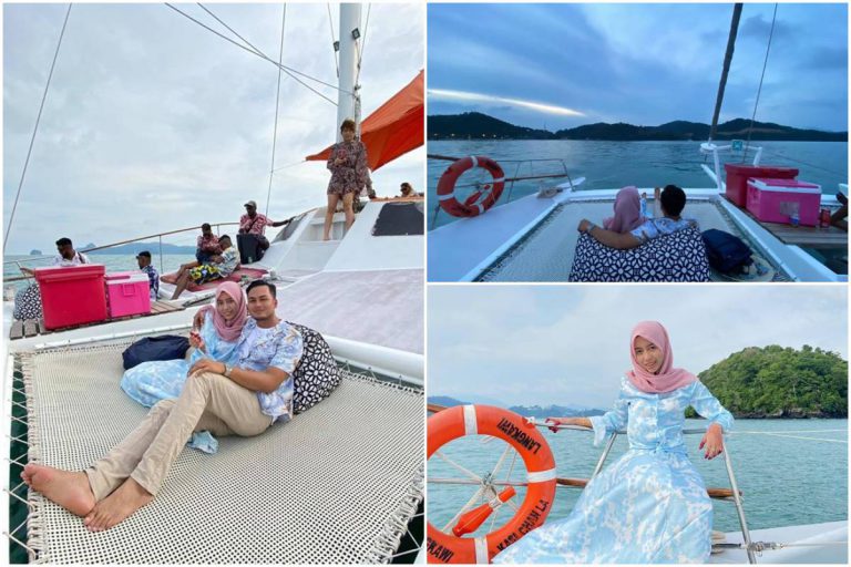 ‘Sunset Cruise’ Aktiviti Romantik Wajib Try Kalau Berbulan Madu Di Langkawi. Siap Dinner Atas Kapal Tau!