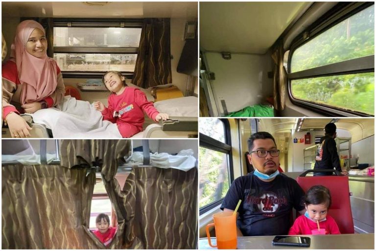 Seronok Travel Naik Kereta Api Dari Perak Ke Kelantan. Ambil Pakej Katil Kalau Ada Anak Kecil. Syiok!