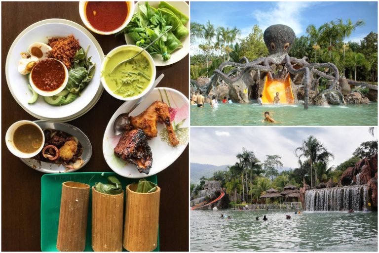 Mandi Kolam Air Panas, Lepak Makan ‘Nasi Bamboo’. Benda Wajib Try Di Sungkai,Perak