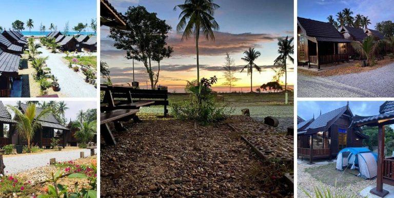 Layan Sunrise Dari Tepi Pantai! Chalet As Salam Kuala Terengganu Tawar View Superb