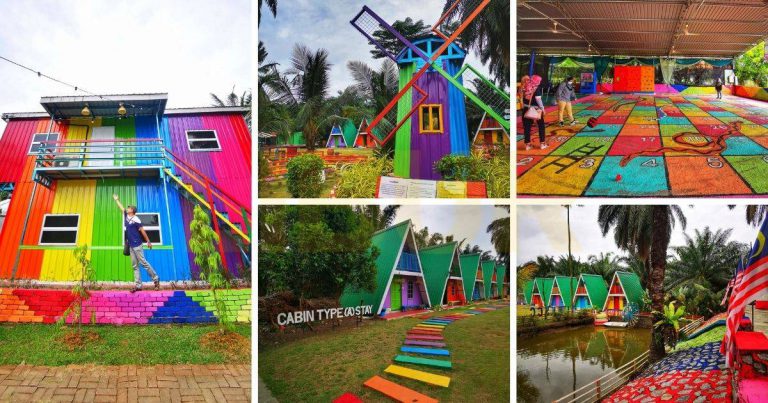 Kampung Pelangi Kuala Selangor Tawar Penginapan Dalam Cabin. Port Colorful Tarikan Buat Kaki Selfie!