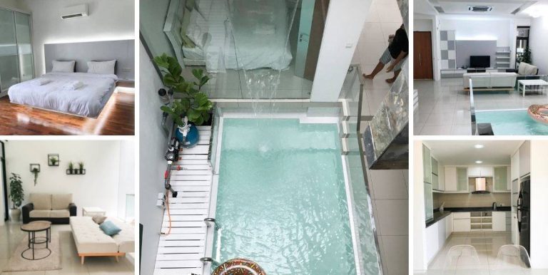 Homestay Unik Di Zen Retreat Waterfall Villa, Ada Pool & Air Terjun Dalam Rumah