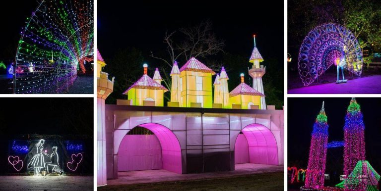 Pesta Lampu Warna Warni Di Aurora Park PD, Anak-Anak Pasti Teruja