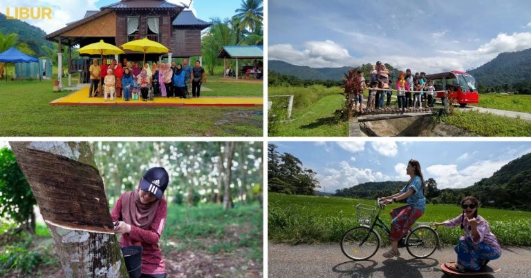 Macam Balik Kampung Bila Bercuti Di Homestay Labu Kubong. Petang-petang Naik Basikal Ronda Satu Kampung Ambil Gambar!