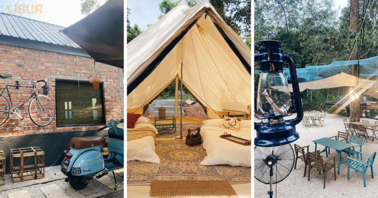 Glamping Dalam Kebun di Kebun Haus, Segamat. Chill & Relax Sambil Ngeteh. Port Nak OOTD Pun Banyak!