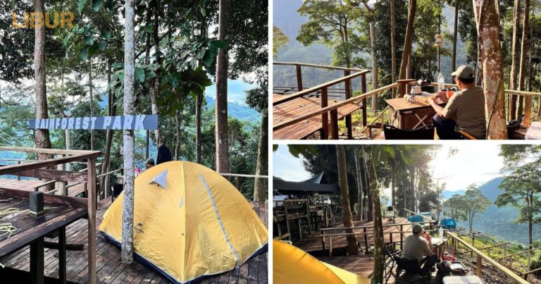 Camping Atas Awan Dengan Suhu Sejuk Macam Oversea di Rainforest Park, Genting Sempah. View Saujana Mata Memandang, Epik!
