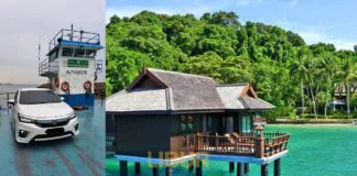 Masuk Pulau Pangkor Dengan Kereta