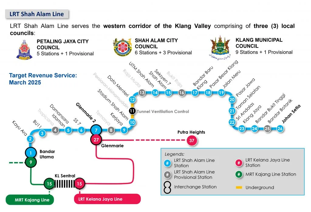 LRT3 Laluan Shah Alam Dijangka Beroperasi Hujung Jun 2026. Ini Info Penting Penduduk Setempat Wajib Tahu 6 LRT3 Laluan Shah Alam Dijangka Beroperasi Hujung Jun 2026. Ini Info Penting Penduduk Setempat Wajib Tahu