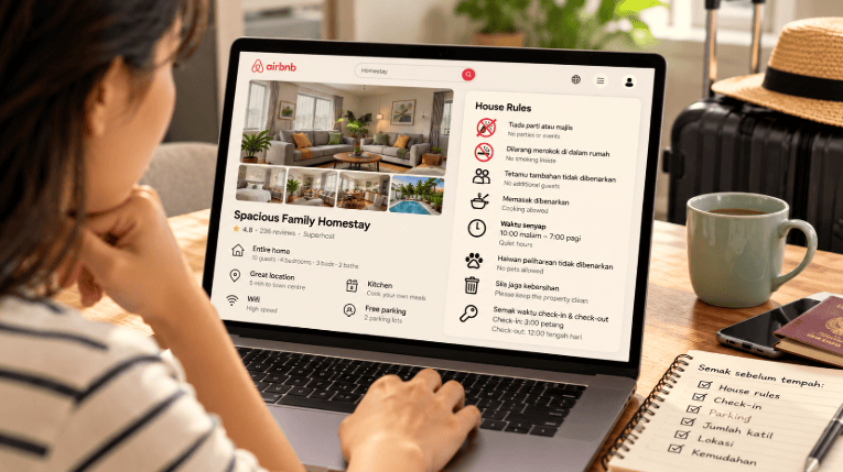 Nak Booking Airbnb Cuti Sekolah? Jangan Bayar Selagi Belum Check 7 Benda Ini 7 Nak Booking Airbnb Cuti Sekolah? Jangan Bayar Selagi Belum Check 7 Benda Ini