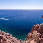 Sea view on Santorini island